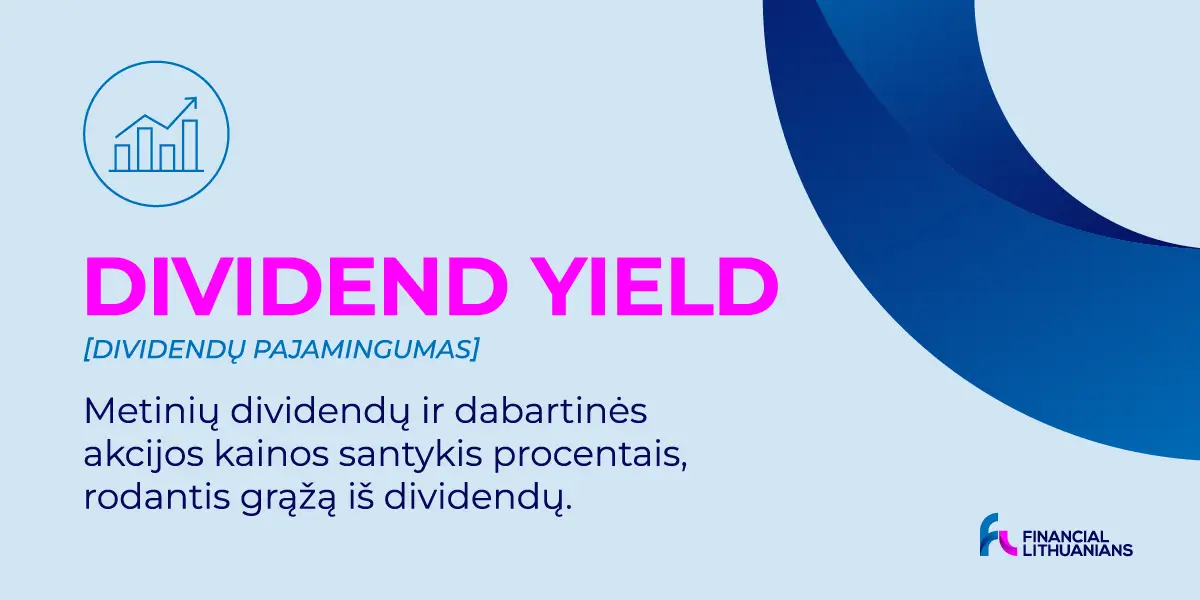 Dividendų pajamingumas(„Dividend Yield"): viskas, ką reikia žinoti