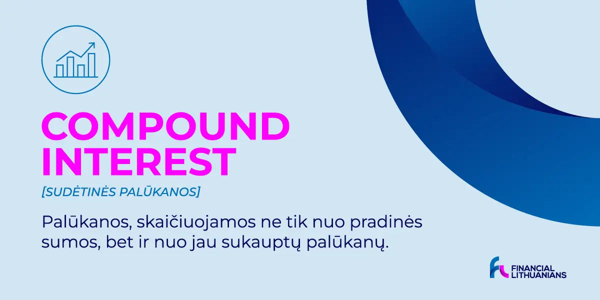 Sudėtinės palūkanos(„Compound Interest"): viskas, ką reikia žinoti