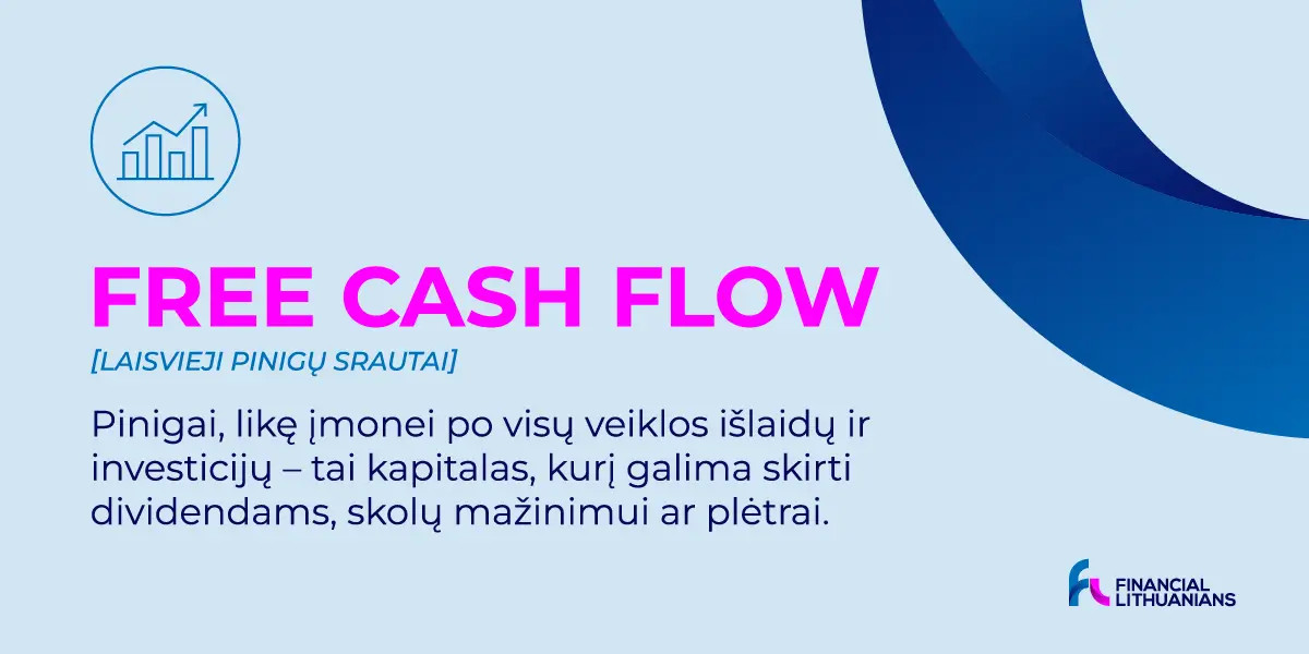 Grynieji pinigų srautai(„Free Cash Flow"): viskas, ką reikia žinoti
